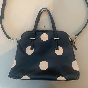 Kate Spade Harmony Blue and Pink Polka Bag